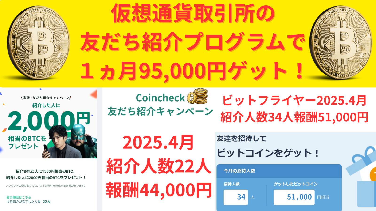 仮想通貨取引所の友達紹介プログラムで月9万円以上稼ぐ方法